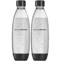 Sodastream 1 Litre Fuse Bottles Twin Pack Black