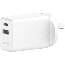 Mophie Essential 30W USB-C & USB-A Wall Charger White