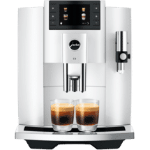 JURA E8 INTC Piano White Coffee Machine
