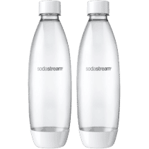 Sodastream Carb Bottle 1L Twin Pack White Fuse