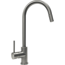 Hafele Gun Metal Gooseneck Mixer Tap