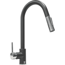 Hafele Mixer Tap with Sprayer Black Chrome