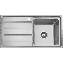 Hafele Squareline Plus Single Bowl Sink With Left Hand Drainer