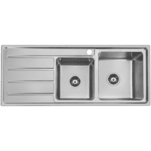 Hafele Squareline Plus 1 & 3/4 Sink with Left Hand Drainer