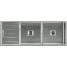 Hafele Squareline Sink G3 Double Bowl and Drainer