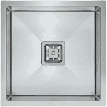 Hafele Squareline Sink G3 Single Linen Stainless Steel