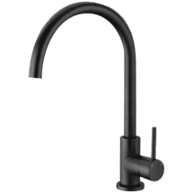 Hafele Matt Black Gooseneck Mixer Tap