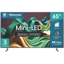 Hisense 65" U6NAU Mini-LED 4K QLED Smart TV 24
