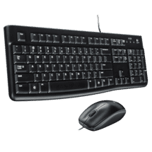 Logitech Corded Mouse and Keyboard MK120