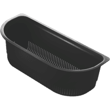 Oliveri AC1820 PETITE D SHAPE COLANDER CHARCOAL