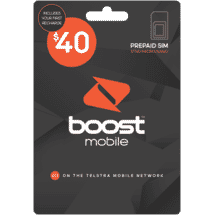 Boost PREPAID SIM KIT $40