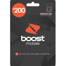 Boost PREPAID SIM KIT $200