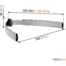 Vogels A/V Shelf to Suit Cable Channel 10