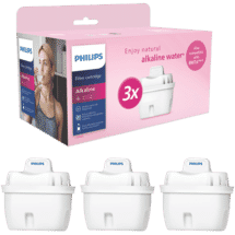 Philips 3 x Micro X-Clean Alkaline Filters 3 Pack Hanging Packaging