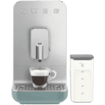 Smeg Bean To Cup Coffee Machine With Milk Steaming System Emerald Green