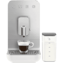 Smeg Bean To Cup Coffee Machine With Milk Steaming System Matte White