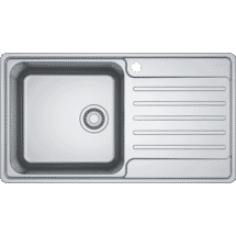 Franke BCX611RHD BELL Inset Sink Single Bowl with Drainer