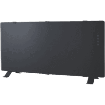Rinnai 2200W Black Glass Panel Heater with WIFI