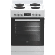 Beko 60cm Electric Upright Cooker, White