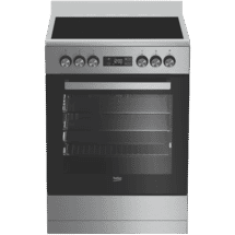 Beko 60cm Electric Upright Cooker, Stainless Steel