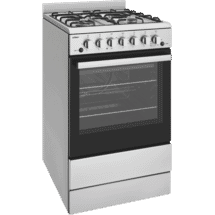 Chef 54cm Freestanding Gas Cooker Stainless Steel