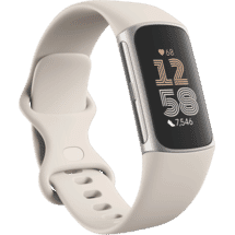 Fitbit Charge 6 - Porcelain/Silver Aluminium
