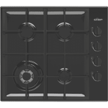 Chef 60cm Gas Cooktop Dark Stainless