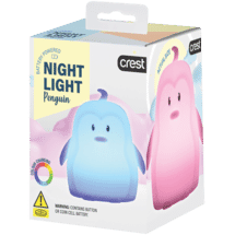 Crest Kids Multi-Coloured Mini Night Light Penguin