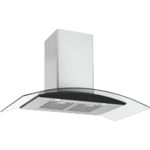 Emilia 90cm Curved Glass SS Canopy Rangehood