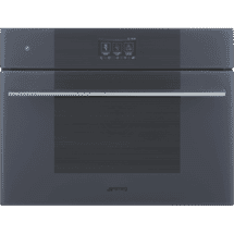 Smeg Linea Compact Built In Coffee Machine Neptune Grey