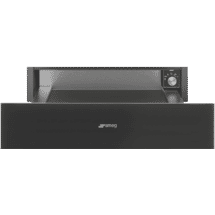 Smeg Linea 15cm Warming Drawer Midnight Black