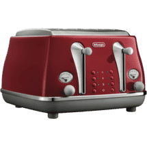 DeLonghi Icona Capitals 4 Slice Toaster Tokyo Red