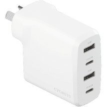Cygnett Powerplus 45W Multiport Wall Charger White