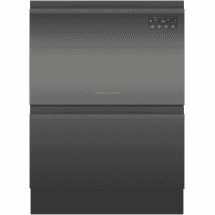 Fisher & Paykel Double DishDrawer Dishwasher Black Stainless Steel
