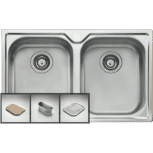 Oliveri SNK 770MM DOUBLE INSET BOWLS
