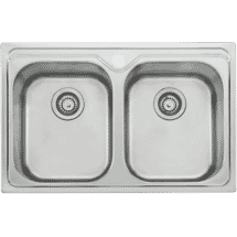 Oliveri Diaz Universal Double Bowl Sink