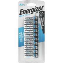 Energizer Max Plus AA Batteries 10 Pack