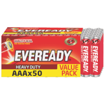 Eveready Heavy Duty AAA 50 PK