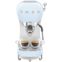 Smeg 50's Style Espresso Coffee Machine Pastel Blue