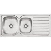Oliveri 1 + 3/4 Bowl Inset Sink With Drainer
