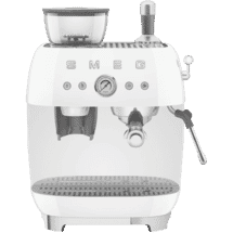 Smeg 50's Style Espresso Machine With Built in Grinder White