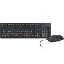 Bonelk Gaming Full Size RGB LED Keyboard + Mouse (Black)