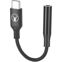 Bonelk USB-C to 3.5mm Long-Life Adapter (Black)