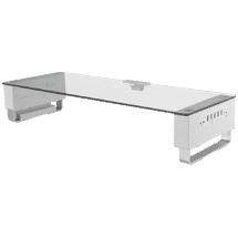 Ergovida ESS93 Monitor Riser with USB and Multimedia Ports
