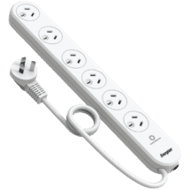 Energizer 6 Outlet Power Board with Surge Protection