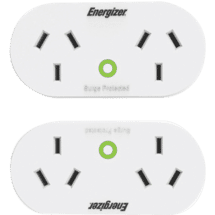 Energizer Power Adaptor with Surge Protection 2 Pack