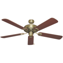 Mercator 130cm Hayman Antique Brass Ceiling Fan
