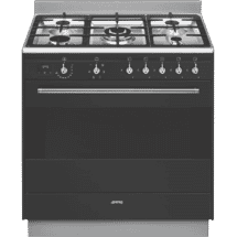 Smeg 90cm Dual Fuel Upright Cooker Anthracite