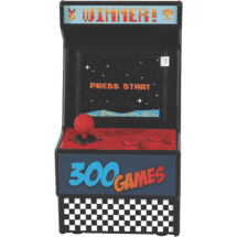Techxtras 300-in-1 Retro Games Machine (Red)