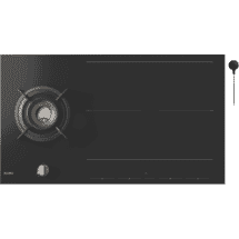 ASKO 90cm Duo Fusion Combined Gas and Induction Cooktop - Black